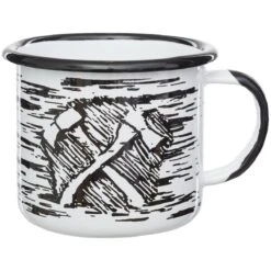 Helikon Axe Enamel Mug 350ml White