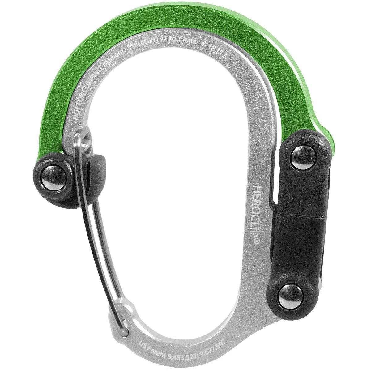 Heroclip Medium Gear Clip Green Machine 3 Heroclip Medium Gear Clip Green Machine