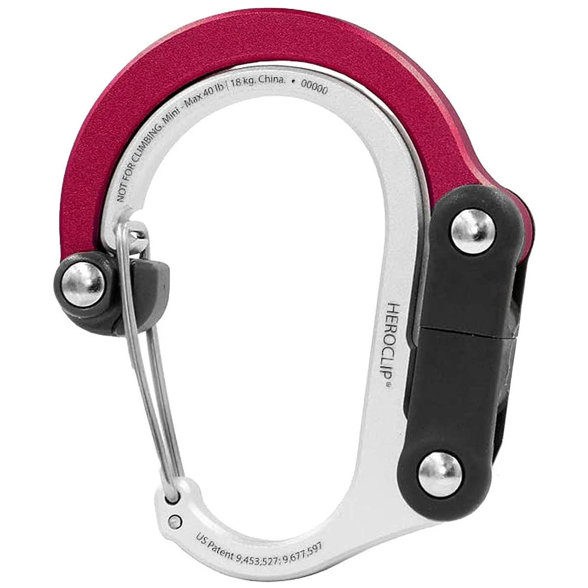 Heroclip Mini Gear Clip Hot Rod Red 3 Heroclip Mini Gear Clip Hot Rod Red