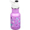Klean Kanteen Kid Kanteen 355ml Classic Narrow Bottle Sport Cap Orchid Hearts