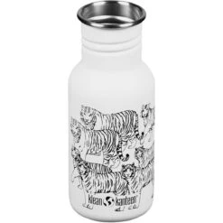 Klean Kanteen Kid Kanteen 355ml Classic Narrow Bottle Sport Cap Tigers -Military 1st Shop Kid Kanteen Classic Narrow Tigers 03