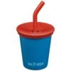 Klean Kanteen Kid's Cup 295ml W/Straw Lid Mykonos Blue 1 Klean Kanteen Kid's Cup 295ml W/Straw Lid Mykonos Blue -Military 1st Shop Klean Kanteen Kid s Cup 295ml Straw Lid Mykonos Bluel 1 1200x1200