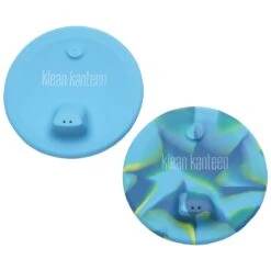 Klean Kanteen Kid's Cup Sippy Lid 2-Pack Blue/Blue Tie Dye