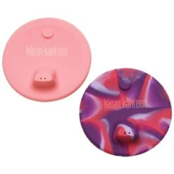 Klean Kanteen Kid's Cup Sippy Lid 2-Pack Pink/Pink Tie Dye