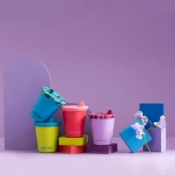 Klean Kanteen Kid's Cup Sippy Lid 2-Pack Pink/Pink Tie Dye -Military 1st Shop Klean Kanteen Kid s Cup Sippy Lid 2 Pack 1200x1200