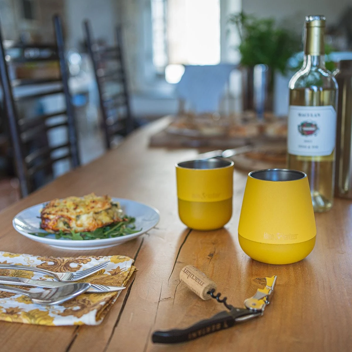 Klean Kanteen Rise 280ml Wine Tumbler Old Gold 4 Klean Kanteen Rise 280ml Wine Tumbler Old Gold - Image 2