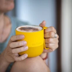 Klean Kanteen Rise 399ml Mug W/Flip Lid Old Gold -Military 1st Shop Klean Kanteen Rise 399ml Mug Flip Lid Old Gold 2 1200x1200