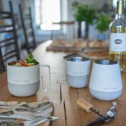 Klean Kanteen Rise 280ml Wine Tumbler Tofu -Military 1st Shop Klean Kanteen Rise 399ml Mug Flip Lid Tofu 2 1200x1200 1