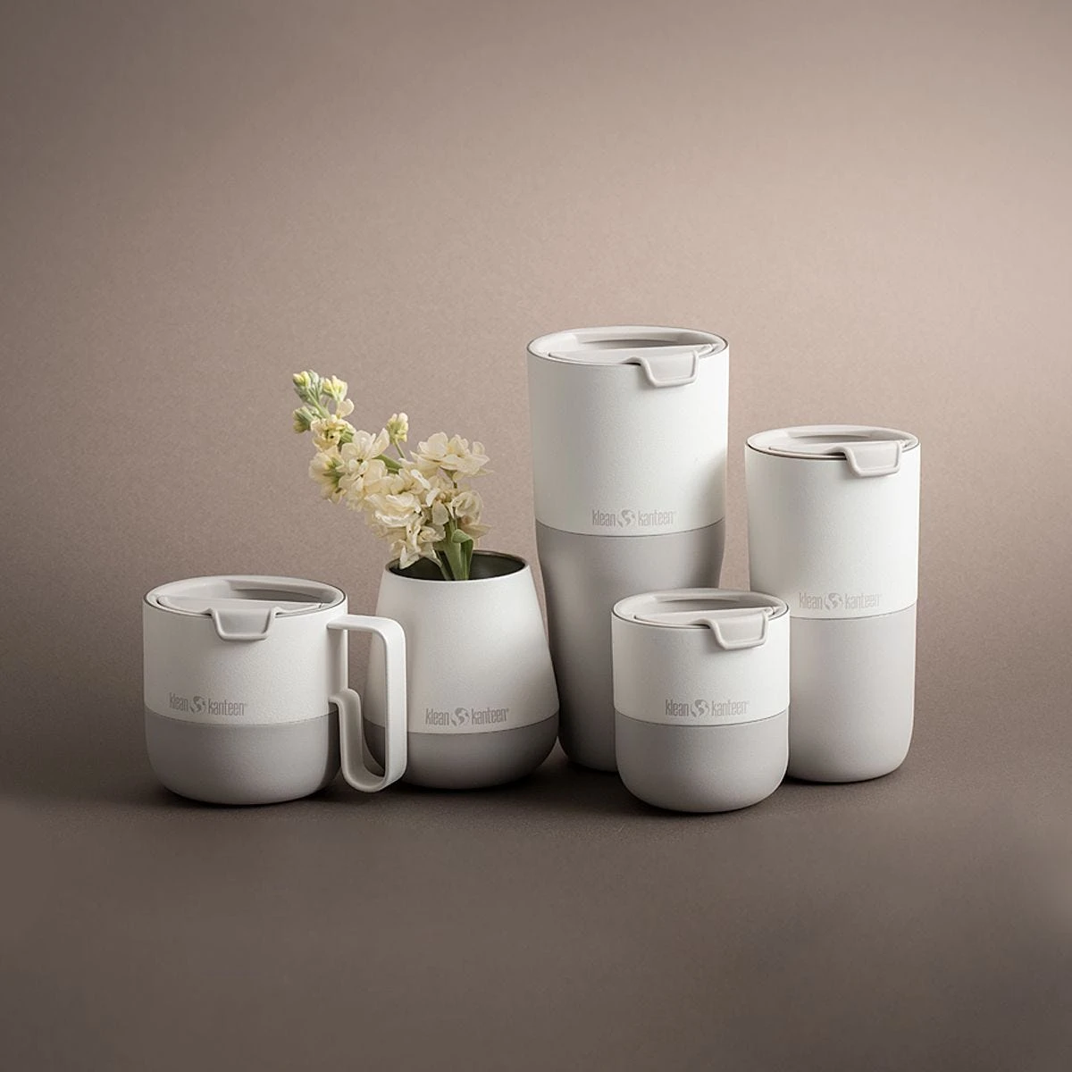 Klean Kanteen Rise 399ml Mug W/Flip Lid Tofu 6 Klean Kanteen Rise 399ml Mug W/Flip Lid Tofu - Image 4