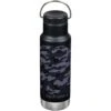 Klean Kanteen 355ml Classic Vacuum Insulated Bottle Loop Cap Black Camo 1 Klean Kanteen 355ml Classic Vacuum Insulated Bottle Loop Cap Black Camo -Military 1st Shop Klean Kanteen 355ml Black Camo 01