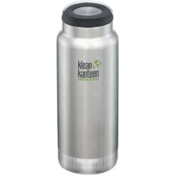 Klean Kanteen TKWide 946ml Insulated Bottle Loop Cap Brushed Stainless