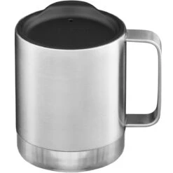 Klean Kanteen 355ml Insulated Camp Mug W/Tumbler Lid Brushed Stainless -Military 1st Shop Klean Kanteen Insulated Mug Brushed Stainless 03
