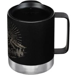 Klean Kanteen 355ml Insulated Camp Mug W/Tumbler Lid Mountain-Black 9 Klean Kanteen 355ml Insulated Camp Mug W/Tumbler Lid Mountain-Black -Military 1st Shop Klean Kanteen Insulated Mug Mountain Black 03