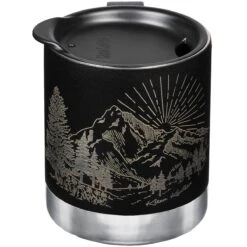 Klean Kanteen 355ml Insulated Camp Mug W/Tumbler Lid Mountain-Black 11 Klean Kanteen 355ml Insulated Camp Mug W/Tumbler Lid Mountain-Black -Military 1st Shop Klean Kanteen Insulated Mug Mountain Black 05