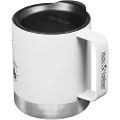 Klean Kanteen 355ml Insulated Camp Mug W/Tumbler Lid Mountain-Matte White 10 Klean Kanteen 355ml Insulated Camp Mug W/Tumbler Lid Mountain-Matte White -Military 1st Shop Klean Kanteen Insulated Mug Mountain Matte White 04