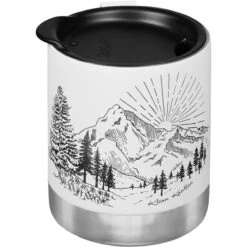 Klean Kanteen 355ml Insulated Camp Mug W/Tumbler Lid Mountain-Matte White 11 Klean Kanteen 355ml Insulated Camp Mug W/Tumbler Lid Mountain-Matte White -Military 1st Shop Klean Kanteen Insulated Mug Mountain Matte White 05