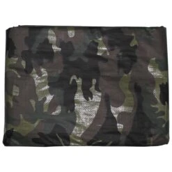 MFH Tarpaulin PE Metal Eyelets 3.85x4.7m Woodland