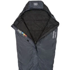 Highlander Trekker 150 Mummy Sleeping Bag Charcoal -Military 1st Shop Trekker 150 Mummy Sleeping Bag Charcoal 4 1200x1200