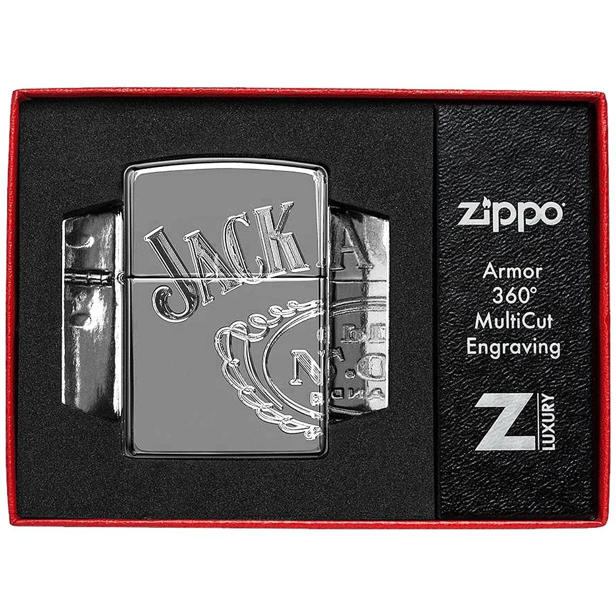 Zippo Jack Daniel's Armor Lighter Black Ice 5 Zippo Jack Daniel's Armor Lighter Black Ice - Image 3