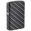 Zippo Carbon Fibre Design Lighter White Matte -Military 1st Shop Z49356 Zippo Carbon Fibre Design Lighter Matte 01