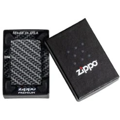 Zippo Carbon Fibre Design Lighter White Matte 7 Zippo Carbon Fibre Design Lighter White Matte -Military 1st Shop Z49356 Zippo Carbon Fibre Design Lighter Matte 03
