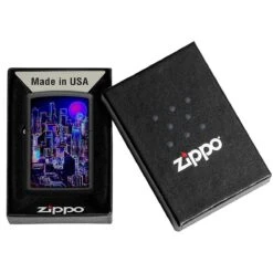 Zippo Cyberpunk Lighter Black Matte -Military 1st Shop Z60005348 Zippo Cyberpunk Lighter Black Matte 03
