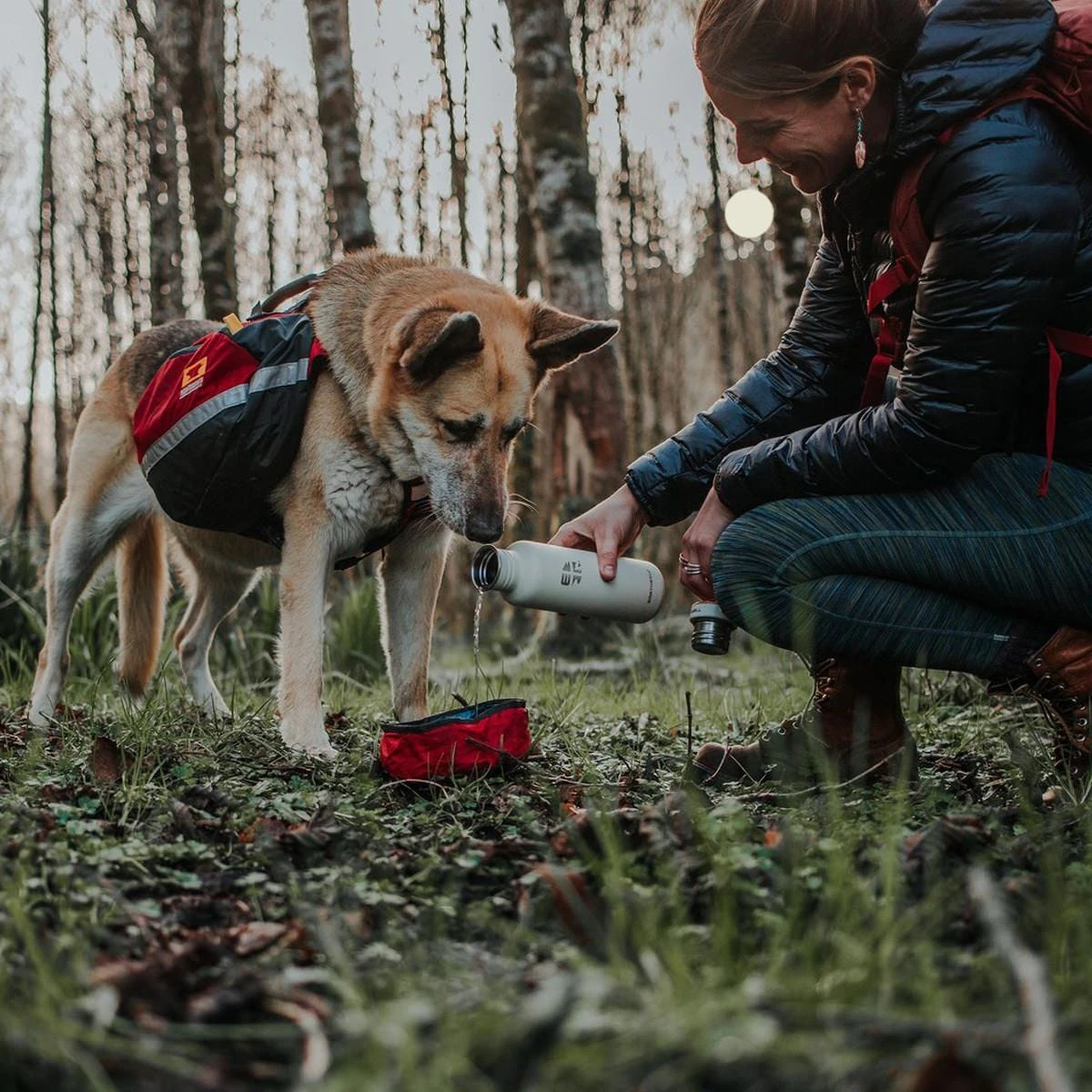 Earthwell Woodie Single Wall Bottle 800ml Walnut / Baja Sand 4 Earthwell Woodie Single Wall Bottle 800ml Walnut / Baja Sand - Image 2