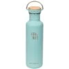 Earthwell Woodie Single Wall Bottle 800ml Maple / Aqua Blue 1 Earthwell Woodie Single Wall Bottle 800ml Maple / Aqua Blue -Military 1st Shop earthwell woodie sw maple aqua blue 001 1
