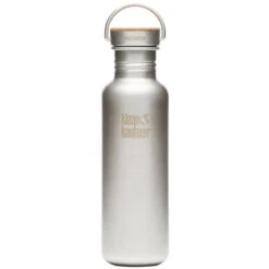 Klean Kanteen Reflect 800ml Bottle Unibody Bamboo Cap Brushed Stainless