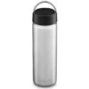 Klean Kanteen Wide Mouth 800ml Bottle With Loop Cap Brushed Stainless -Military 1st Shop klean kanteen wide 800 loop CAP brushed stainless NEW K27WSSL