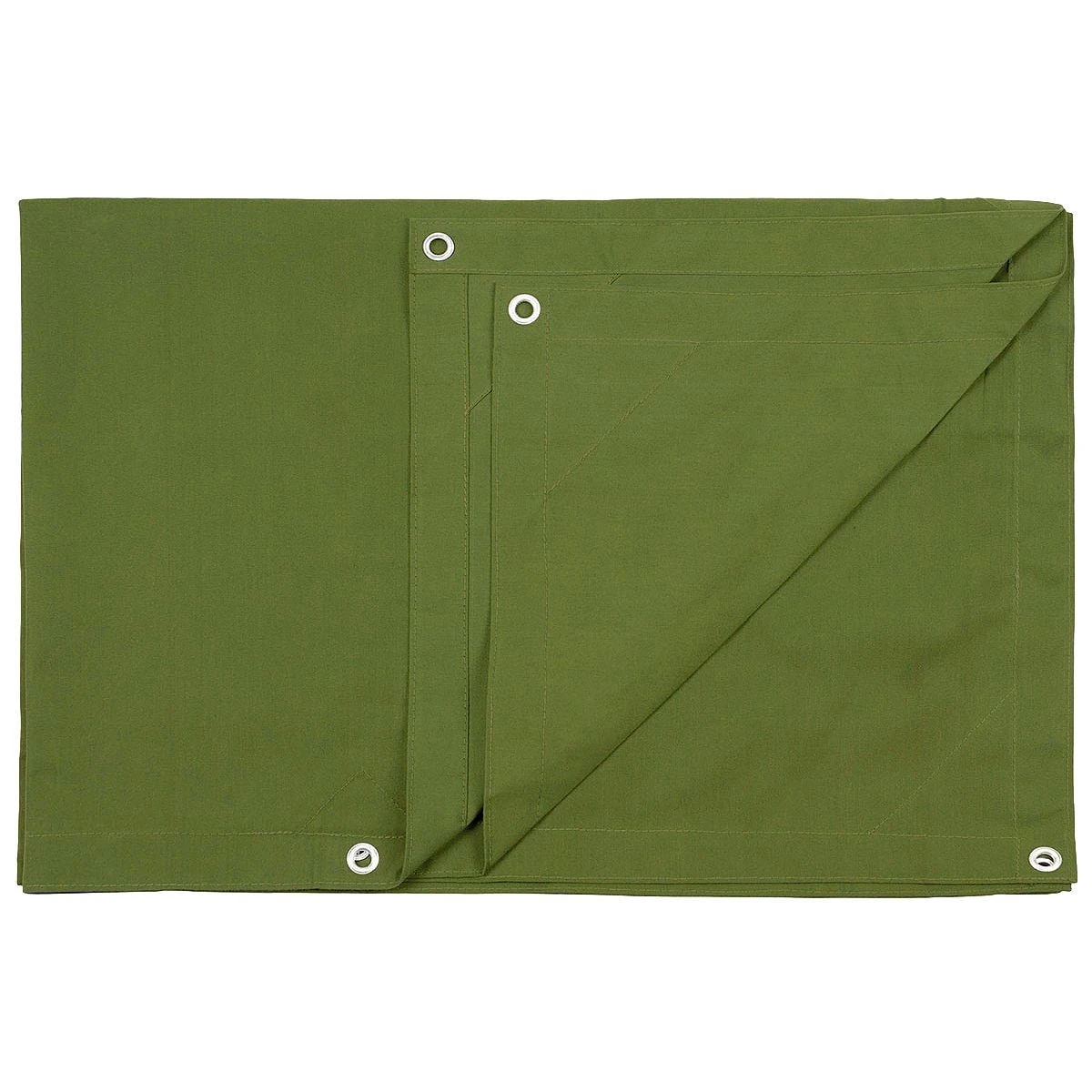 MFH Canvas Tarpaulin Metal Eyelets 305x365cm Olive 3 MFH Canvas Tarpaulin Metal Eyelets 305x365cm Olive
