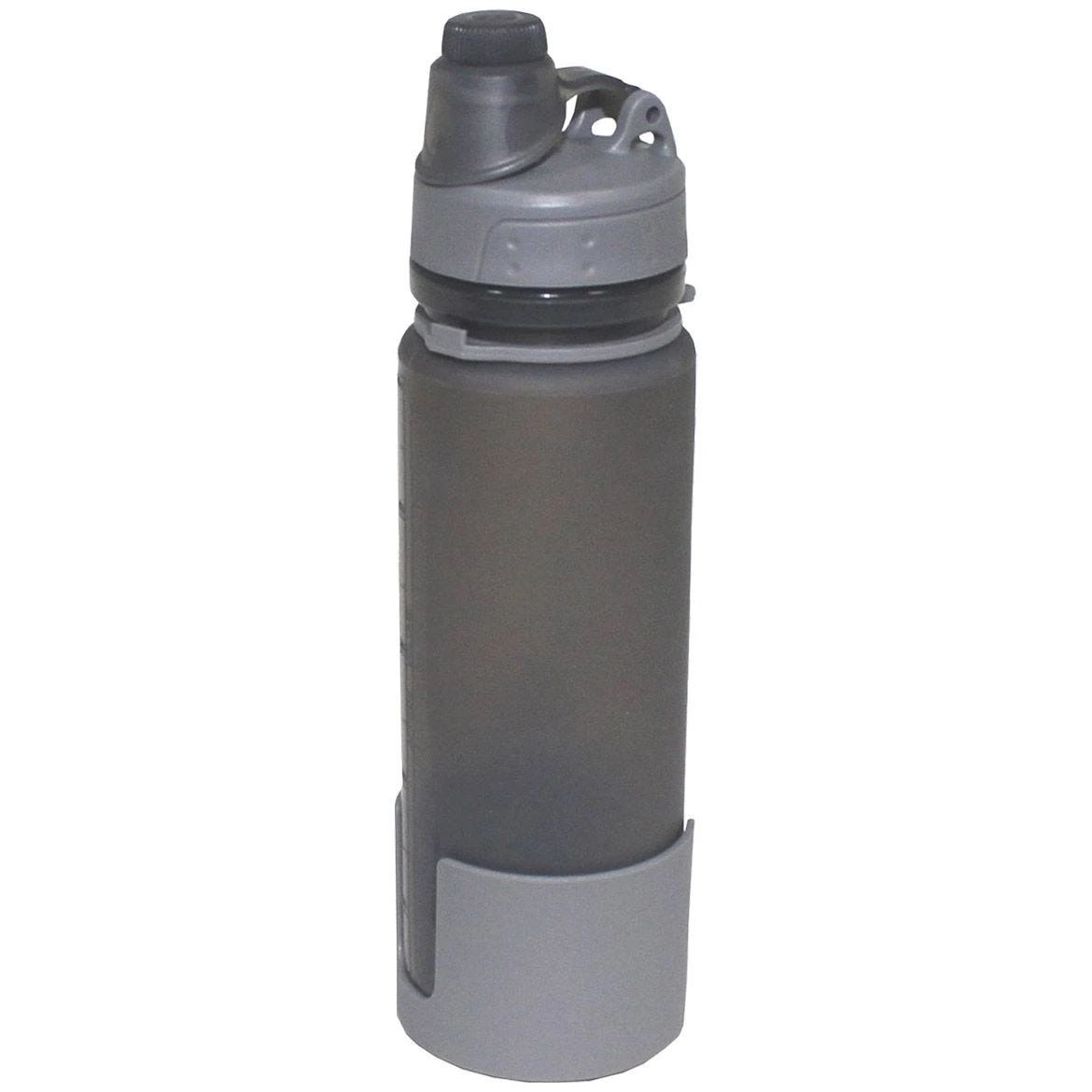 Fox Outdoor Foldable Drinking Bottle Gray 3 Fox Outdoor Foldable Drinking Bottle Gray
