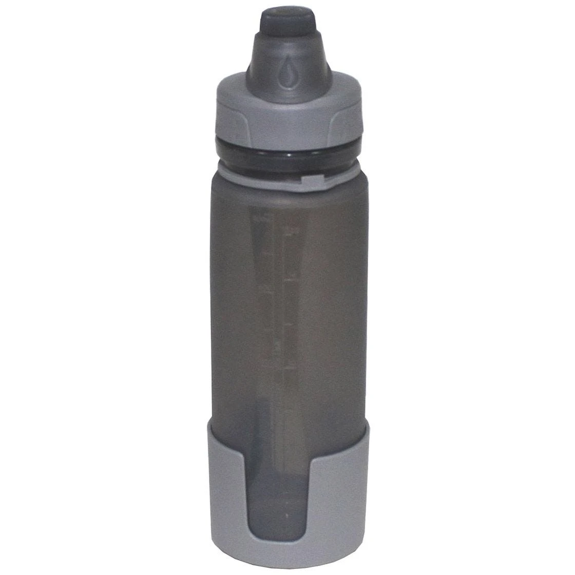 Fox Outdoor Foldable Drinking Bottle Gray 4 Fox Outdoor Foldable Drinking Bottle Gray - Image 2