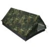 MFH 2 Person Tent Minipack With Mosquito Net Flecktarn -Military 1st Shop mfh tent minipack fleck amaz 1