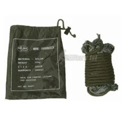 Mil-Tec Mini Nylon Hammock Olive -Military 1st Shop mini nylon hammock mil tec olive 2 1