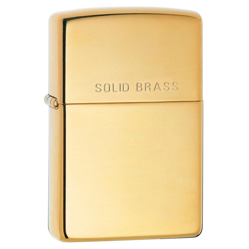 Zippo High Polish Brass Engraved Lighter 3 Zippo High Polish Brass Engraved Lighter
