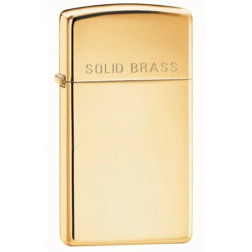 Zippo Slim High Polish Brass Engraved Lighter -Military 1st Shop zippo slim high polish brass reg 1