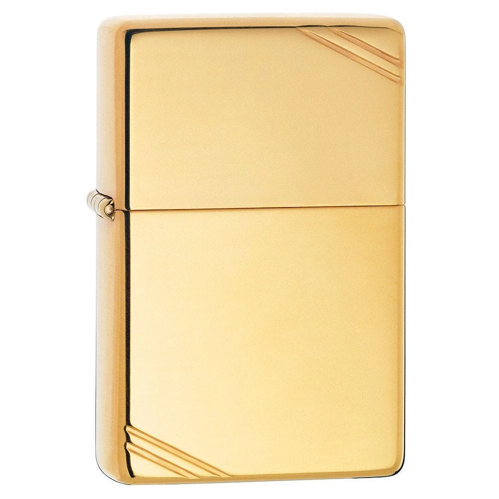 Zippo High Polish Vintage Brass Lighter